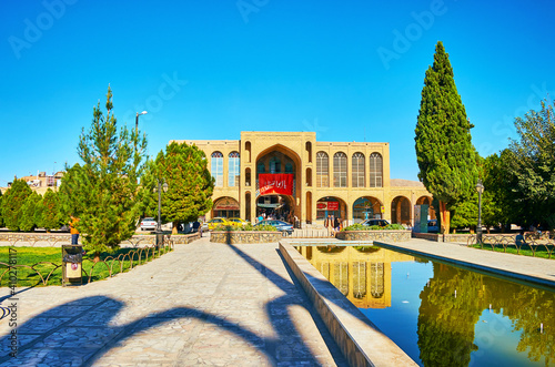 Facade of Grand Bazaar, Kerman, Iran photo