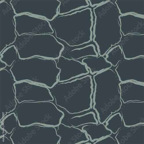 Seamless pattern with giraffe fur print. Vector illustration. Exotic wild animalistic texture. Seamless camouflage background for fabric, textile, design, cover, wrapping.