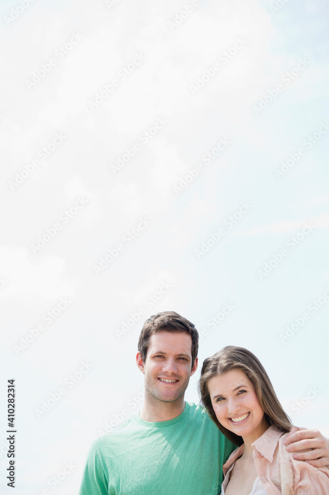 Portrait of happy young couple Portrait of happy young couple
