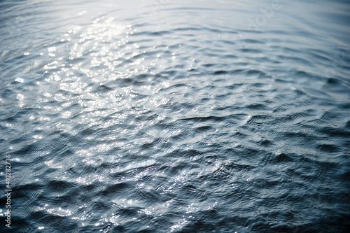 Roaring Brook Lake, Rippled water surface photo