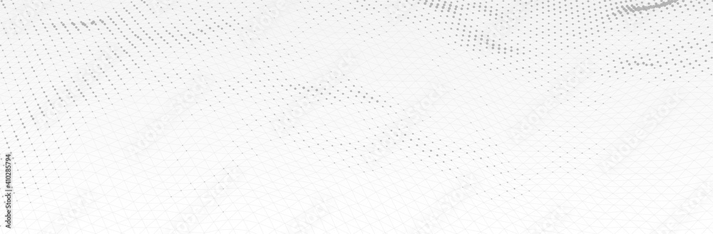 White Gray background. 3d dotted surface. Futuristic landscape. Technology presentation backdrop. Vector illustration White Gray background. 3d dotted surface. Futuristic landscape. Technology presentation backdrop. Vector illustration