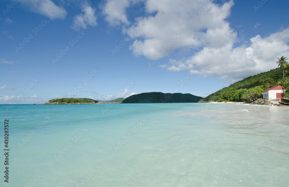 Scenic view of tropical beach Scenic view of tropical beach