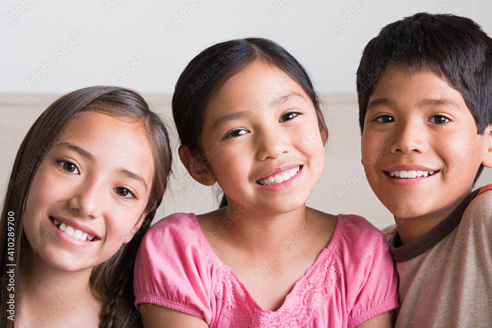 Portrait of happy children (8-9, 10-11) Portrait of happy children (8-9, 10-11)