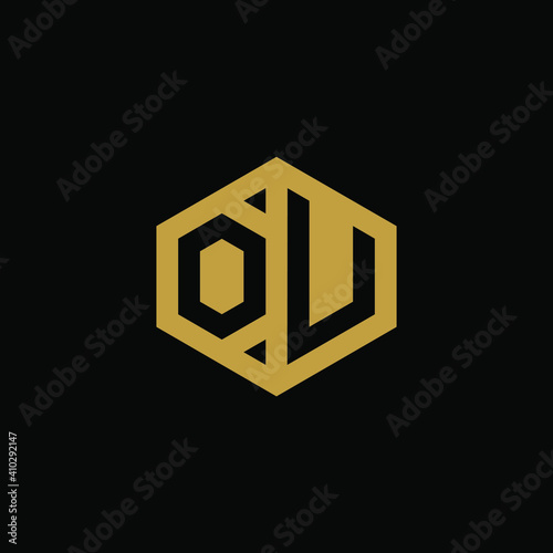 Initial letter OV hexagon logo design vector Free Download Initial letter OV hexagon logo design vector - GFXLoad