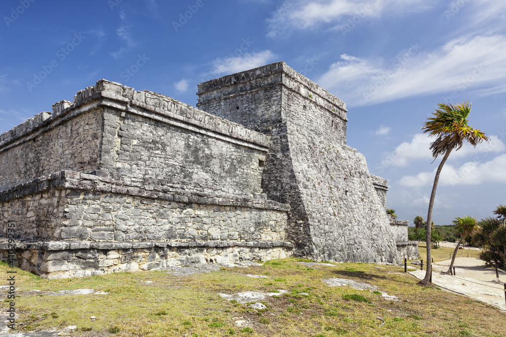 Mexico, Quintana Roo, Yucatan, Cancun, Old ruins Mexico, Quintana Roo, Yucatan, Cancun, Old ruins