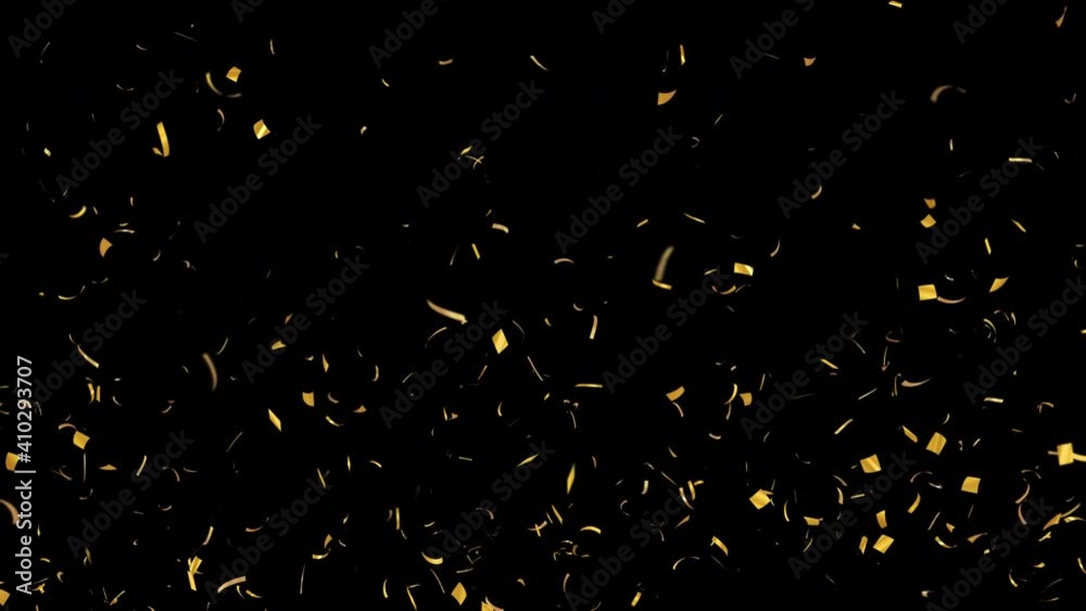 Gold Confetti with QuickTime Alpha Channel Prores4444. Gold Confetti with QuickTime Alpha Channel Prores4444.