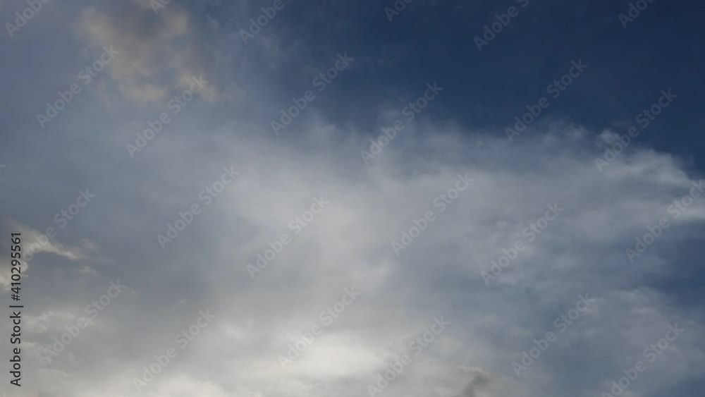 Clouds time lapse in the evening Clouds time lapse in the evening