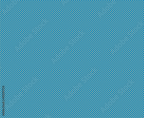 Blue and yellow polka dots. Mini dot seamless repeating pattern for textiles, apparel, gift wrap, paper products and more.  EPS file has pattern swatch tile and global colors for easy color changes.
