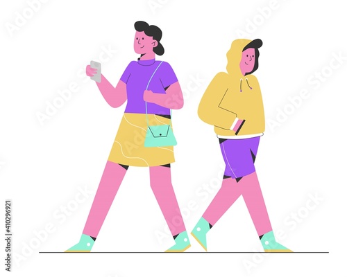Walking together