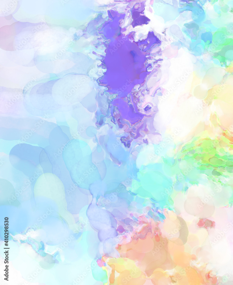 Soft watercolor wallpaper. Artistic painting with softly brushed colors. Pastel colors dabbed background. Painted abstract wall art. Soft watercolor wallpaper. Artistic painting with softly brushed colors. Pastel colors dabbed background. Painted abstract wall art.