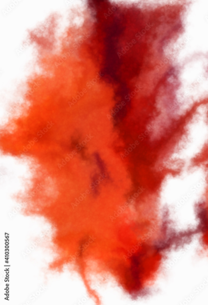 Obraz premium Watercolor painted background. Abstract Illustration wallpaper. Brush stroked painting. 2D Illustration.