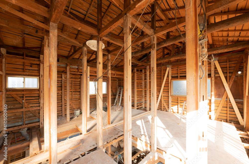 Fototapeta premium 戸建て住宅 スケルトンリフォーム