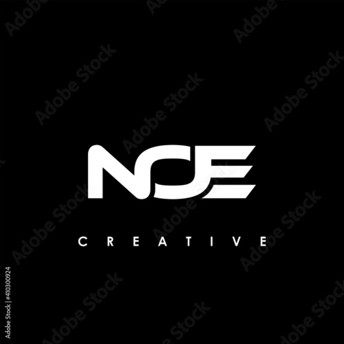 NOE Letter Initial Logo Design Template Vector Illustration