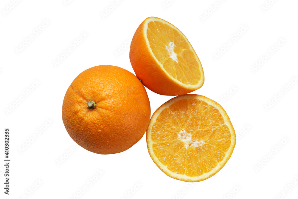 oranges, isolated on a white background oranges, isolated on a white background