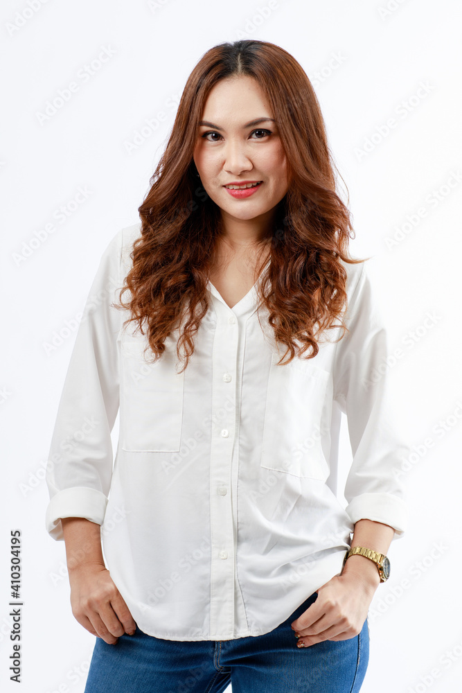 Portrait of a beauty smiling asian women, Closeup portrait of beautiful Asian woman on white background. Portrait of a beauty smiling asian women, Closeup portrait of beautiful Asian woman on white background.