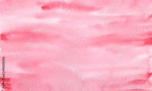 Hand-painted watercolor pink background with paper texture