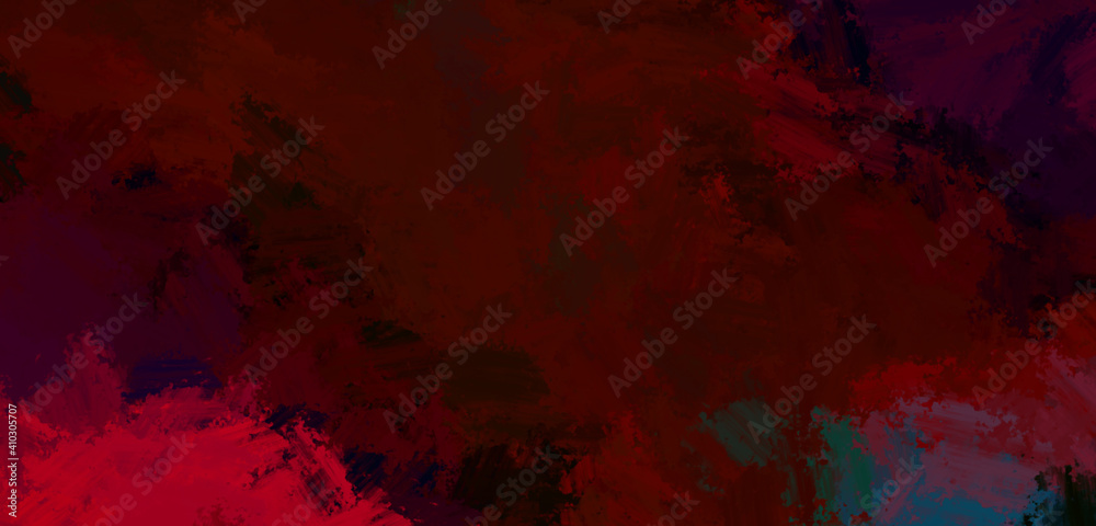 Brushed Painted Abstract Background. Brush stroked painting. Artistic vibrant and colorful wallpaper.
