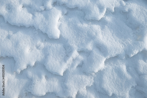 texture of snow
