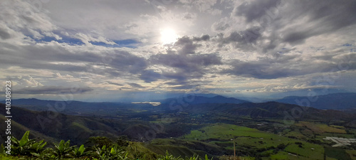 clouds over the mountains  Colombia Huila