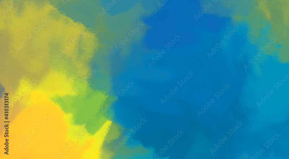 Fototapeta premium Brushed Painted Abstract Background. Brush stroked painting. Artistic vibrant and colorful wallpaper.