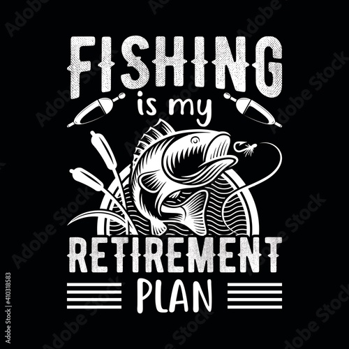 Fish - Fishing T-Shirt - Fish Illustration
