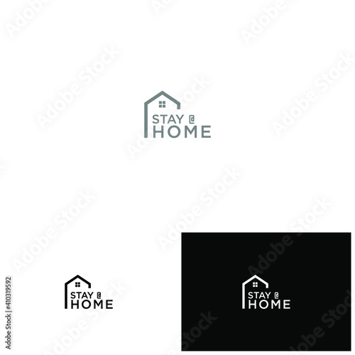 home logo for those who work in homes, businesses and offices