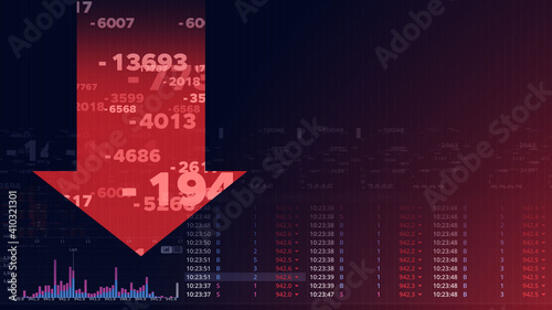 Down trend, World stock market, Trading Symbolic