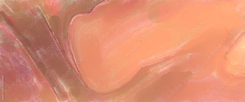 Fototapeta premium Watercolor strokes on surface. Artistic background image. Abstract painting on canvas. Brushstrokes. Contemporary art. Colorful texture of hand made artwork. Modern painting.