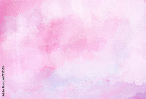 アートな青のピンクの水彩背景