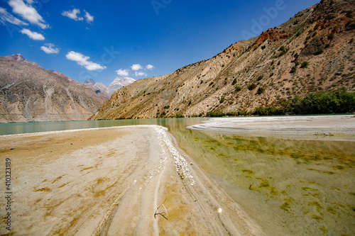 Beautiful landscape of the Fann Mountains,Tajikistan