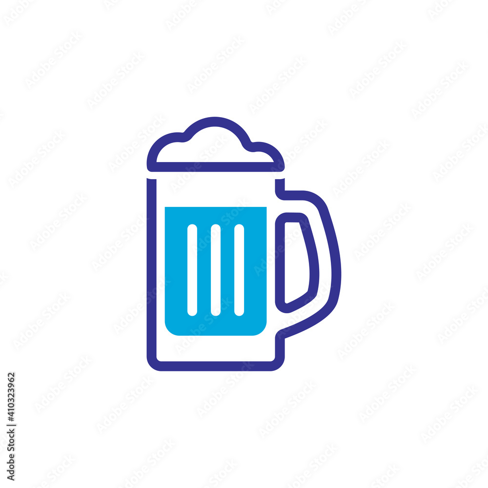 beer glass icon vector design trendy beer glass icon vector design trendy