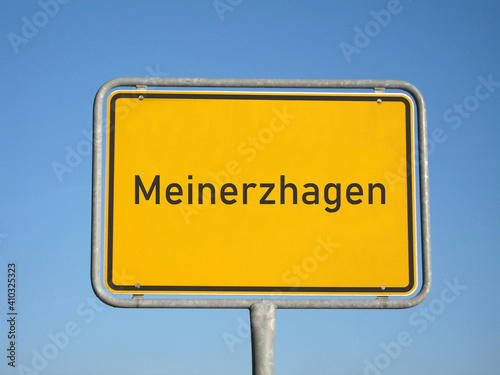 Ortsschild Meinerzhagen photo