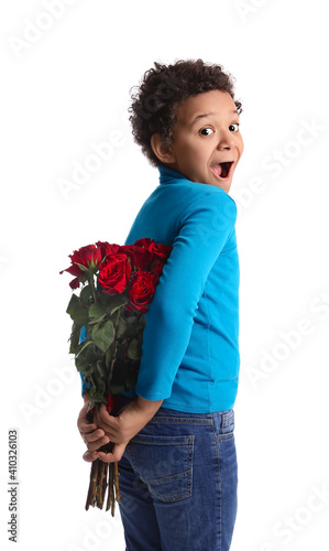 Surprised African-American ...