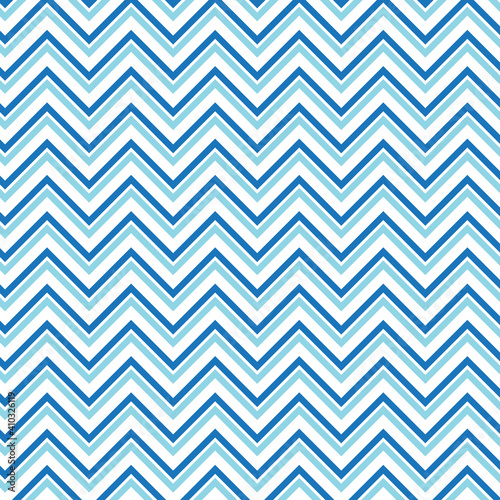 Chevron pattern with middle blue color for texture, printing,  floor and wall tiles