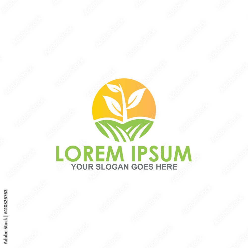 nature leaf vector , natural logo