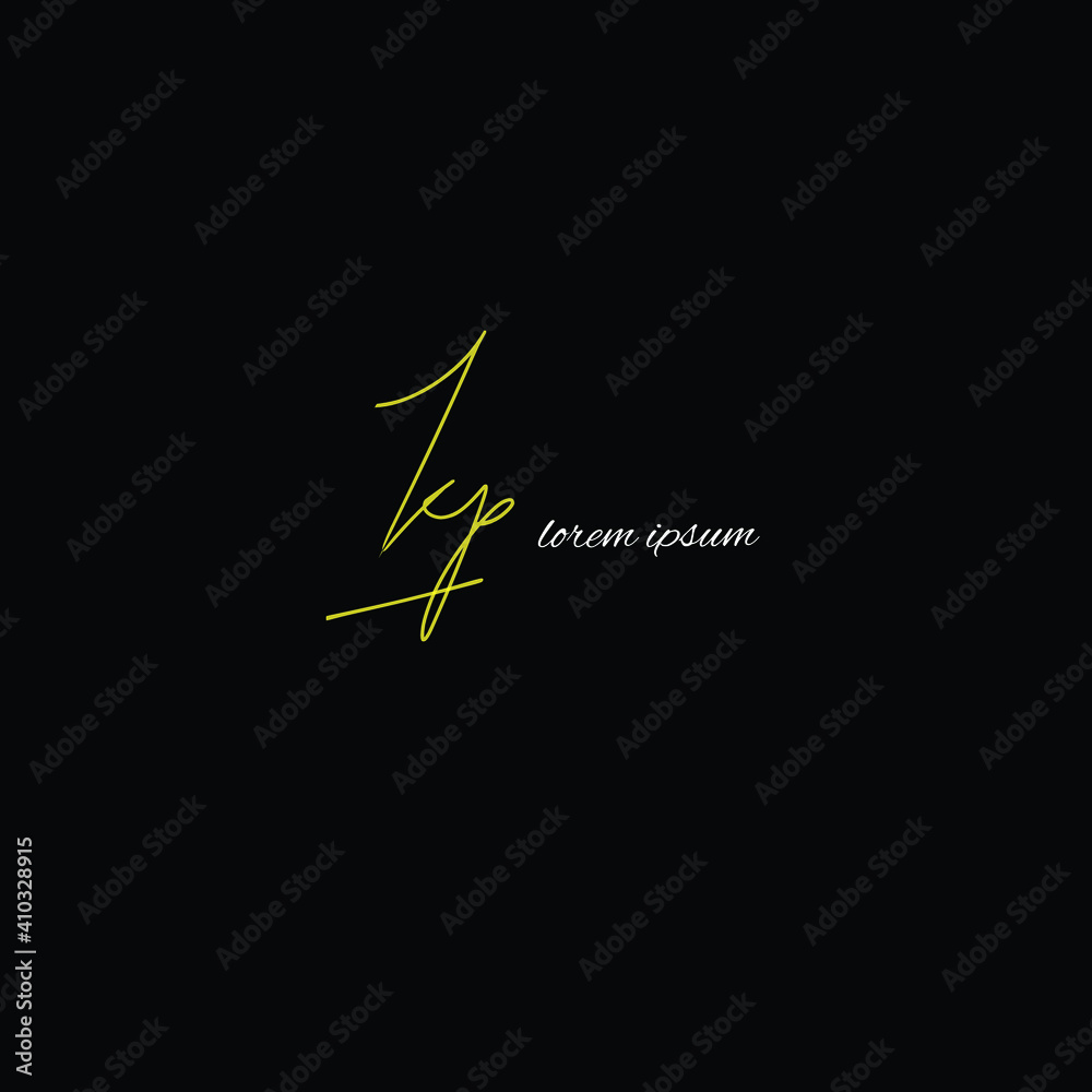 KP k p Initial handwriting creative fashion elegant design logo Sign Symbol template vector icon KP k p Initial handwriting creative fashion elegant design logo Sign Symbol template vector icon