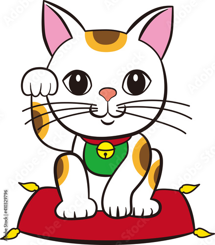 Japanese lucky charm "Maneki Neko"