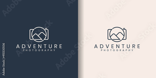 Landscape Photography Logo. Photography Logo design vector inspiration