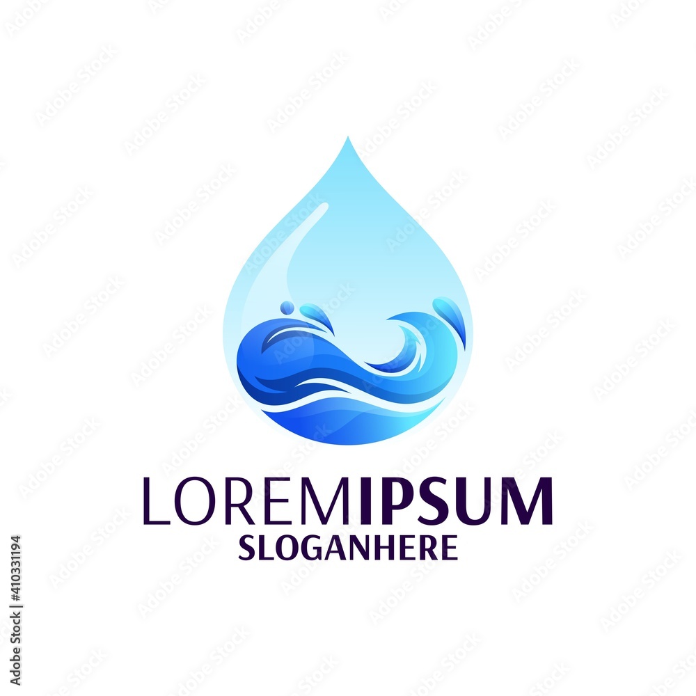 water drop logo design water drop logo design