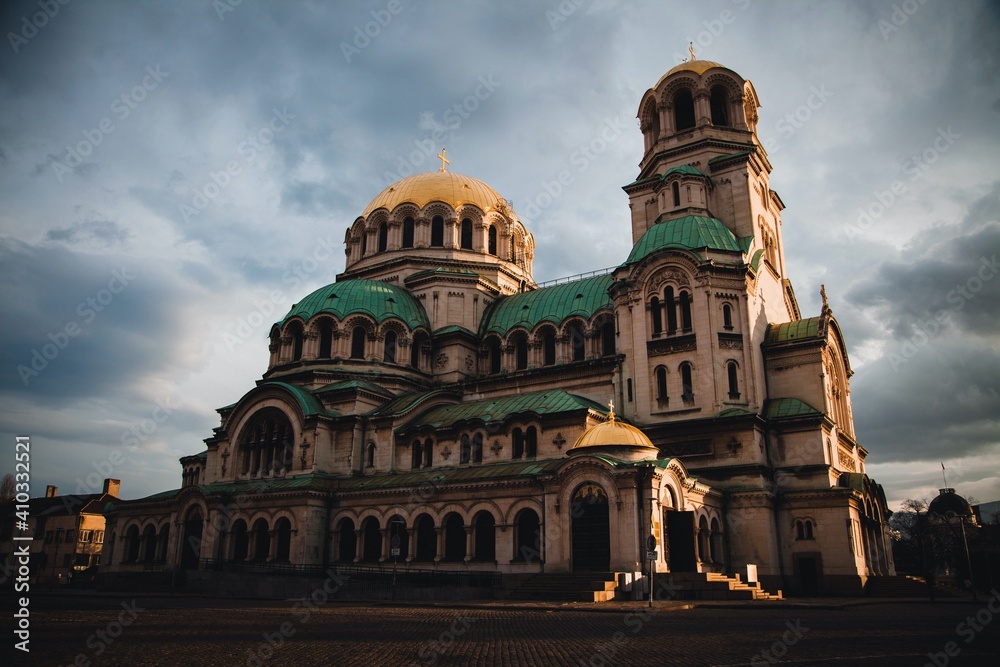 Alexander Nevsky Cathedral in the city of Sofia, Bulgaria