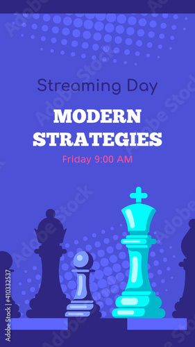 Modern Trendy Story Template for Chess Streaming
