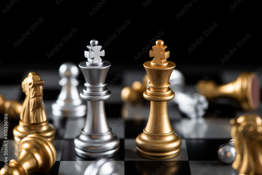 chess board game for ideas and competition and strategy, business success concept chess board game for ideas and competition and strategy, business success concept