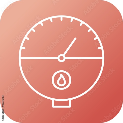 Unique Tankless Water Heater Line Vector Icon