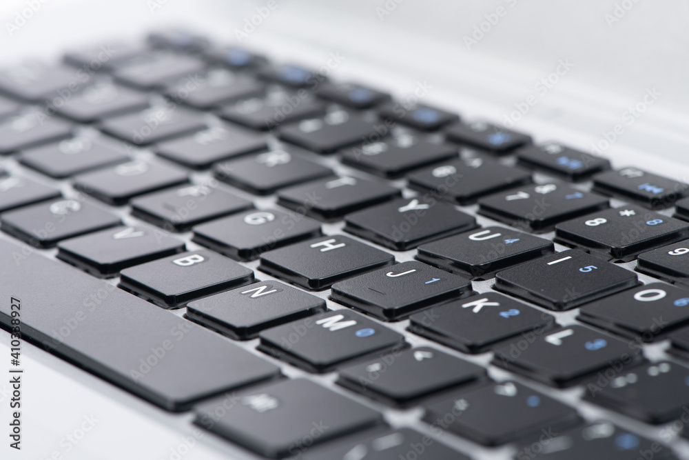 closeup shot of computer keyboard