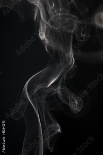 smoke on black background