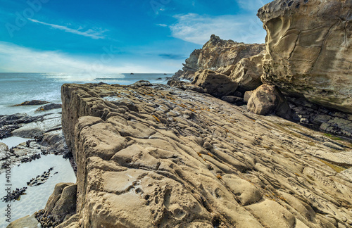 Fototapeta Naklejka Na Ścianę i Meble -  Beautiful landscape, rocks and ocean views, in Salt Point State Park in California.