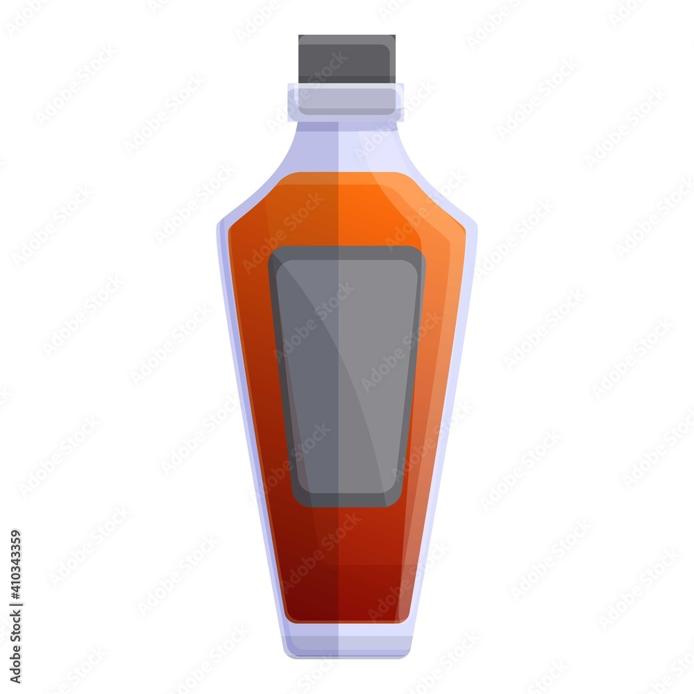 Bourbon icon. Cartoon of bourbon vector icon for web design isolated on white background Bourbon icon. Cartoon of bourbon vector icon for web design isolated on white background