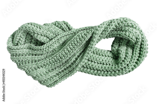 Green scarf isolated