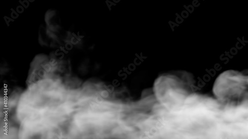 Smoke design on black background