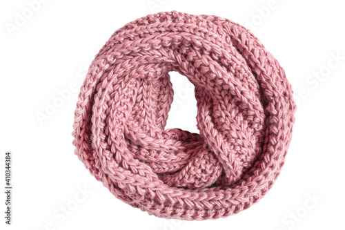 Wool scarf isolated
